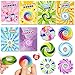 Letapapa 24Pack Valentines Day Cards For Kids with Fidget Spinner Toys Valentines Greeting Cards for Kids School Classroom Valentines Gifts Exchange Valentines Party Favors Prizes for Boys Girls - Image 2
