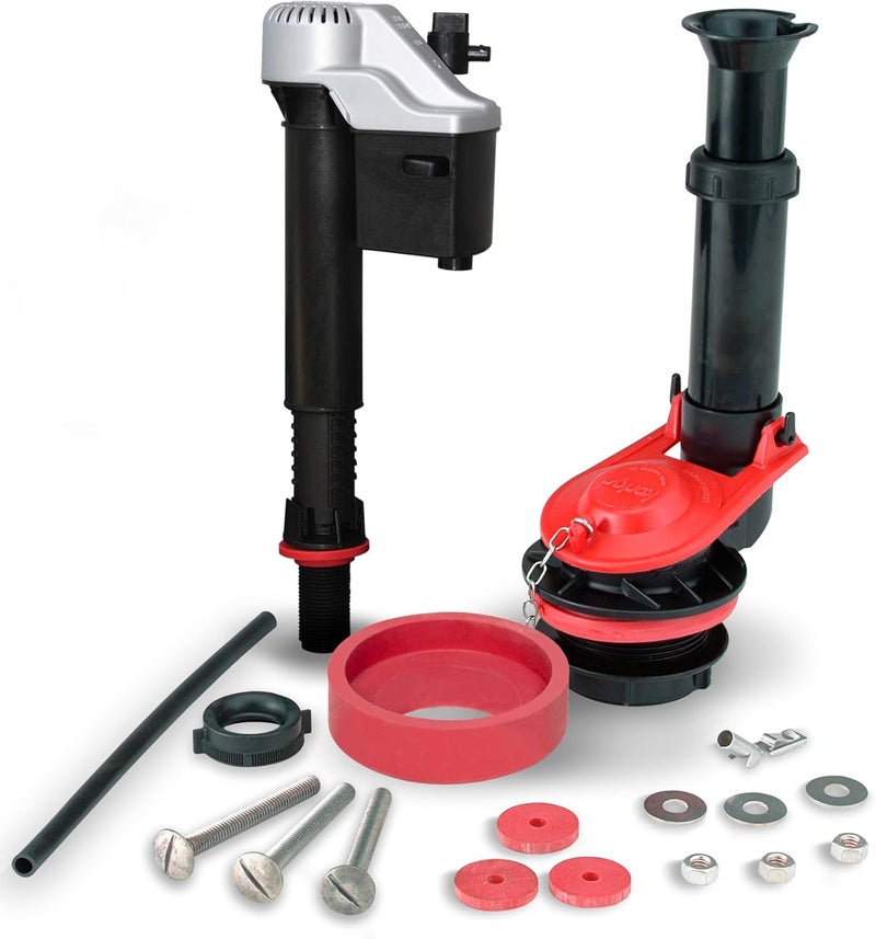 Korky Korky Standard 2inch Complete Toilet Repair Kit Fixes Running Noisy NoSlow Refill and NoWeak Flush Toilets Easy to Install 4010MP - Image 1