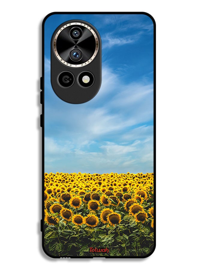 Tolwak Huawei nova 12 Pro 5G Protective Case Cover Sunflowers Under The Sky - Image 1