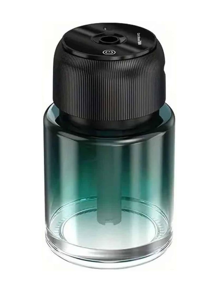 Generic - Car Fragrance Essential Oil Diffuser with Star Projection – Green Mini USB Aromatherapy Humidifier for Car, Home, Office & Bedroom | Cool Mist, Relaxing Atmosphere & Air Purification 160 ml - Image 1
