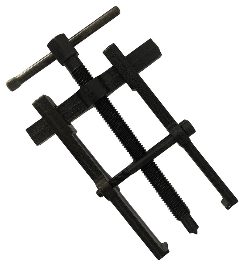 Inditrust 2 Jaw Carbon Steel Forged Bearing Gear Puller Remover Twin Legs Gear Removal Hand Tool Gear Puller Suitable For Inside & Outside Screwdriver set (6Inch (55 X 90 Mm)), 1 Piece - Image 2