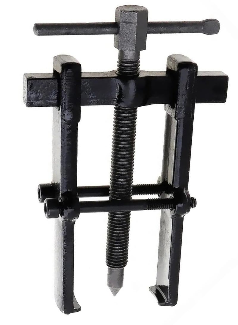 Inditrust 2 Jaw Carbon Steel Forged Bearing Gear Puller Remover Twin Legs Gear Removal Hand Tool Gear Puller Suitable For Inside & Outside Screwdriver set (6Inch (55 X 90 Mm)), 1 Piece - Image 1