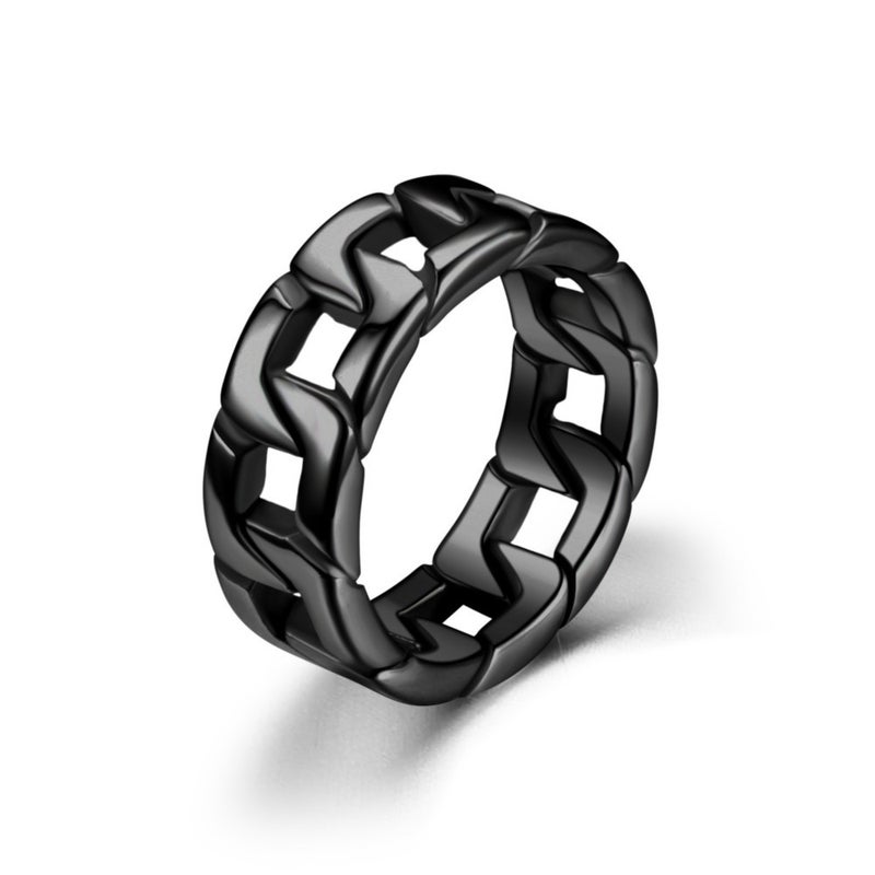 Men's Ring - Stainless Steel Chain Link