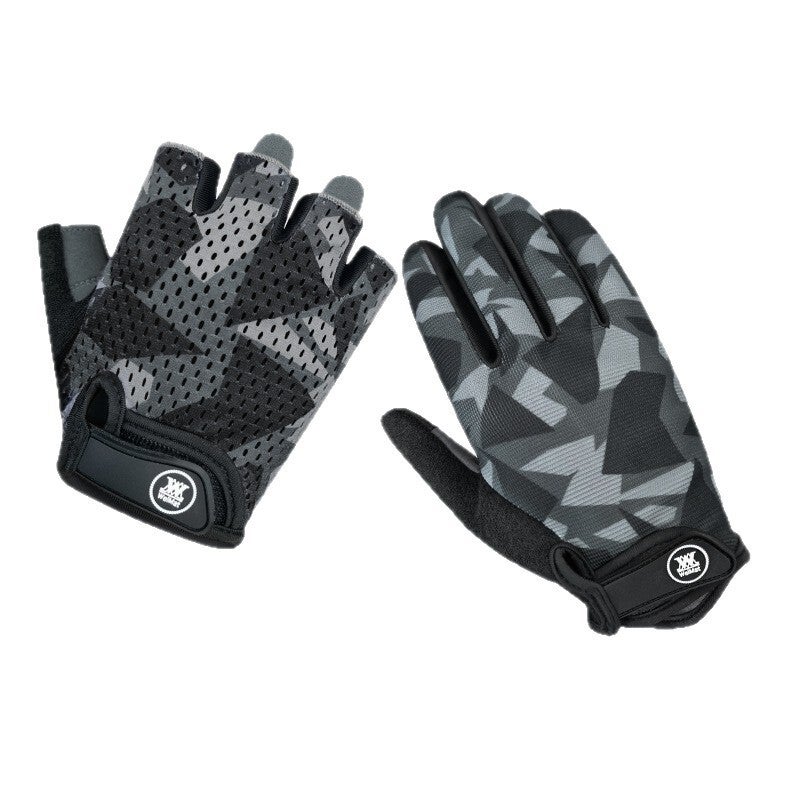 Sports Gloves With Air Cushion Anti Slip Wear Resistant Protection For Fitness Cycling And Outdoor Activities - Image 2