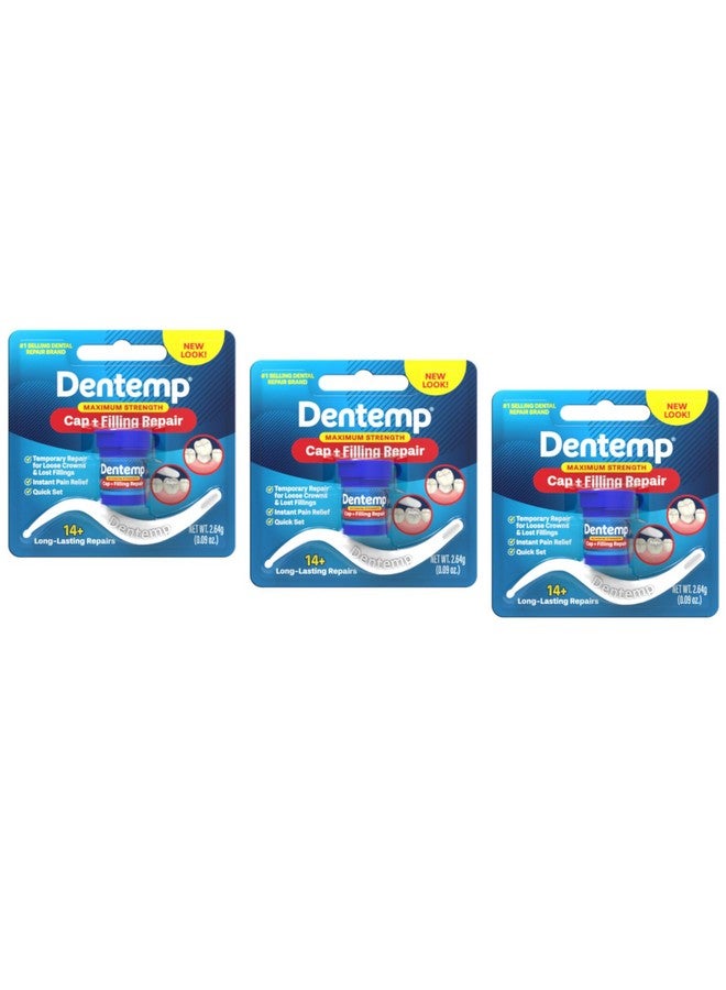 Dentemp Maximum Strength Dental Repair 2.64 G (Pack Of 3) - Image 1