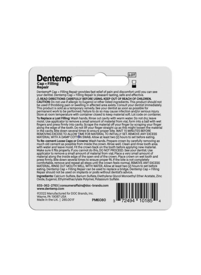 Dentemp Maximum Strength Dental Repair 2.64 G (Pack Of 3) - Image 4