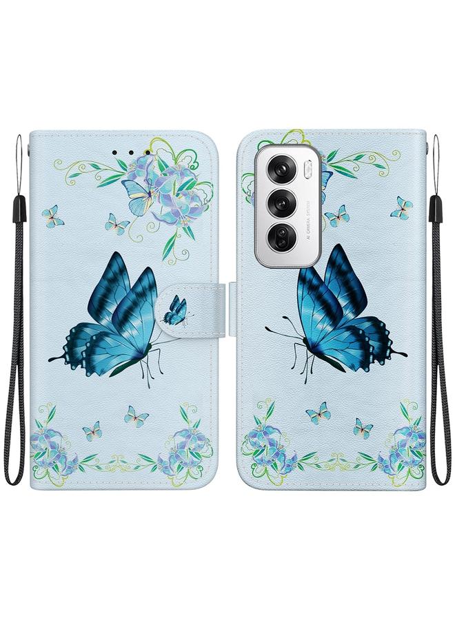 S-TOP Case For OPPO Reno12 5G Global Crystal Texture Colored Drawing Leather Phone Case - Image 1