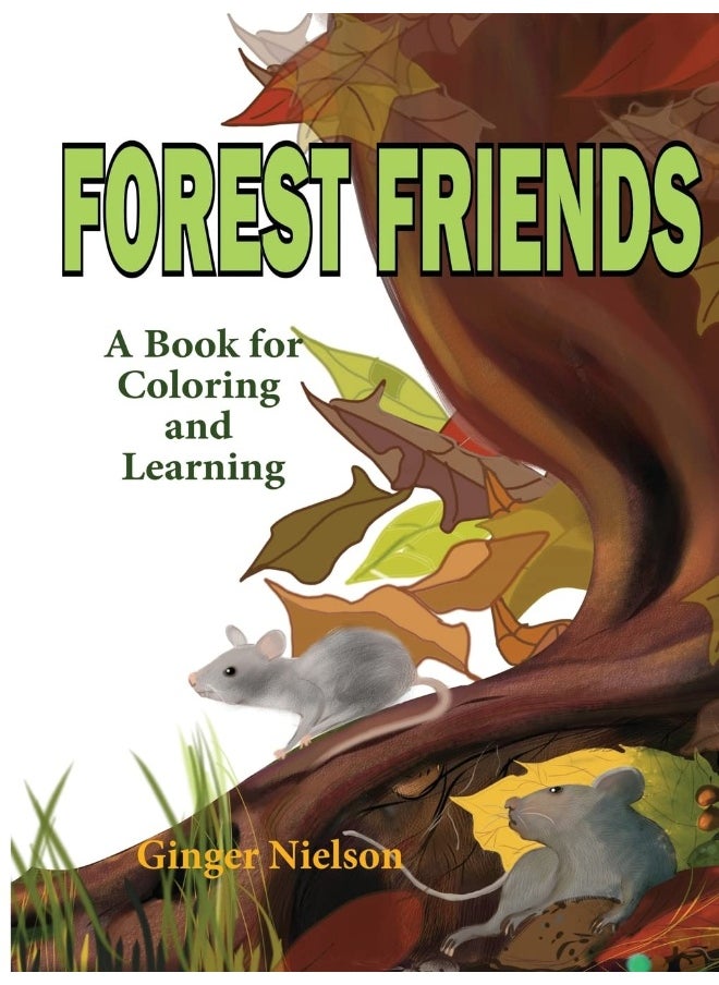 Forest Friends: A book for coloring and learning  - Image 1