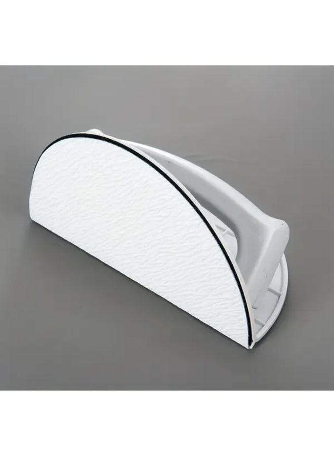 Self Adhesive Half Round Sanding Rack White Sand 240 Mesh 10 Sheets Durable Plastic Tool - Image 4