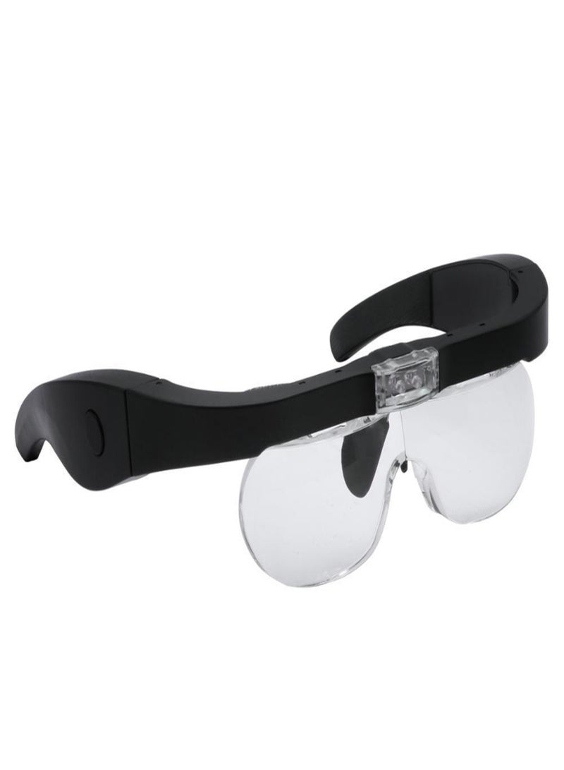 Magnifier Glasses Eye Loupe with LED Lighting USB Rechargeable Magnifying Glass for Jewelers Watchmaker - Image 5