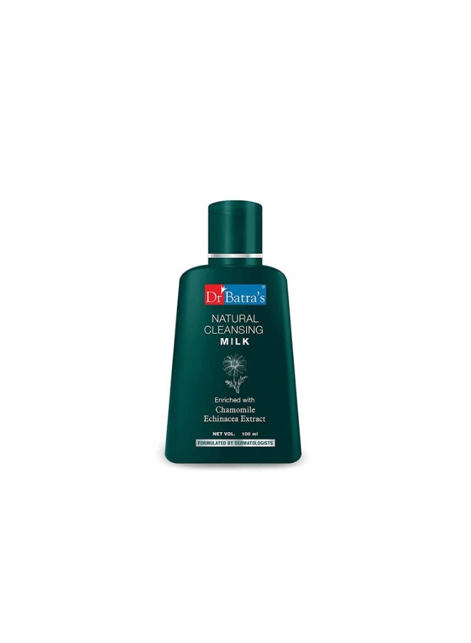 Dr Batra's Natural Cleansing Milk - 100 ml (Pack Of 4 For Men And Women) - Image 2