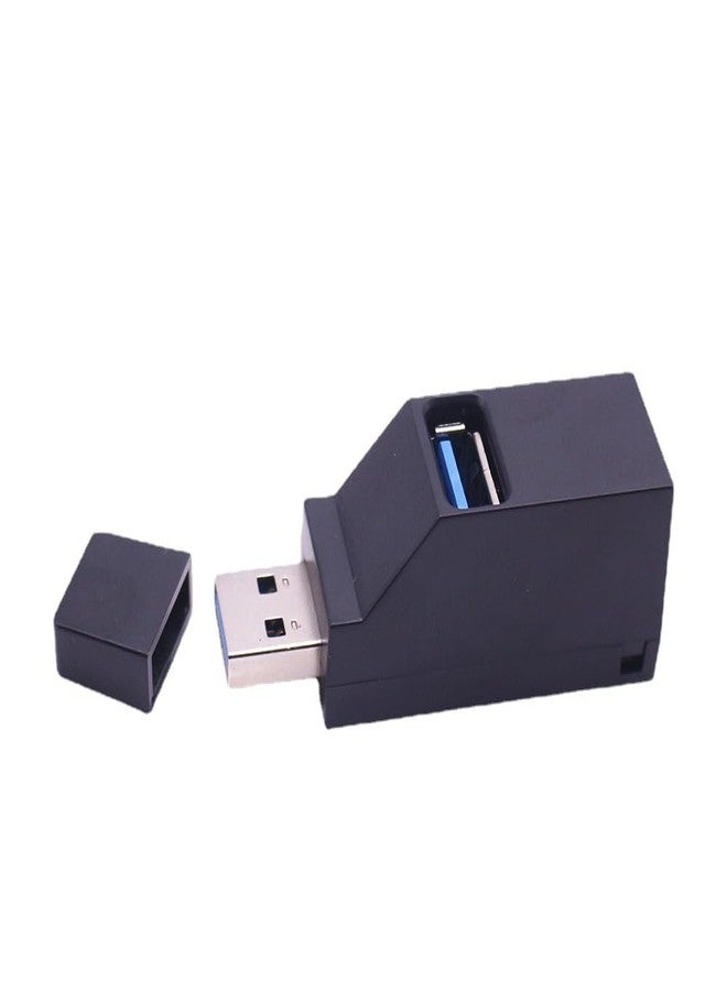 FANTIA USB Hub,High Speed Mini USB 3.0 USB 2.0 HUB 3 Port Splitter (2 USB 2.0 zUSB 3.0) Distribution Adapter for PC Laptop MacBook Notebook USB Flash Drives - Image 4