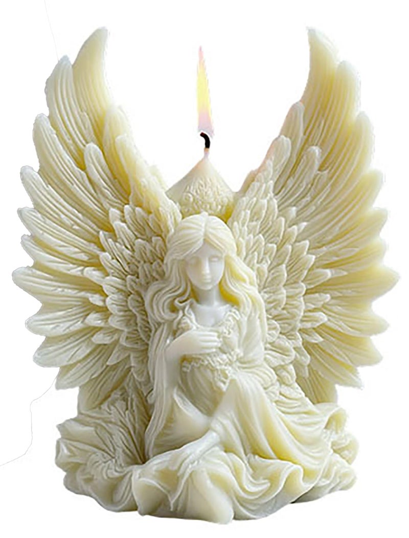 EVERELAM Angel Silicone 3D Flower & Rose Mold - Peony & Candle Mold for Resin, Clay & Soap Making - Craft Supplies - Image 4