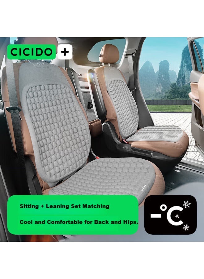 Cicido Car Seat Cushion, Summer Cool-feeling Honeycomb Gel Pad, Breathable Ventilated Single Piece, All-season Universal Pad, Ice Silk Cooling Mat - Image 3