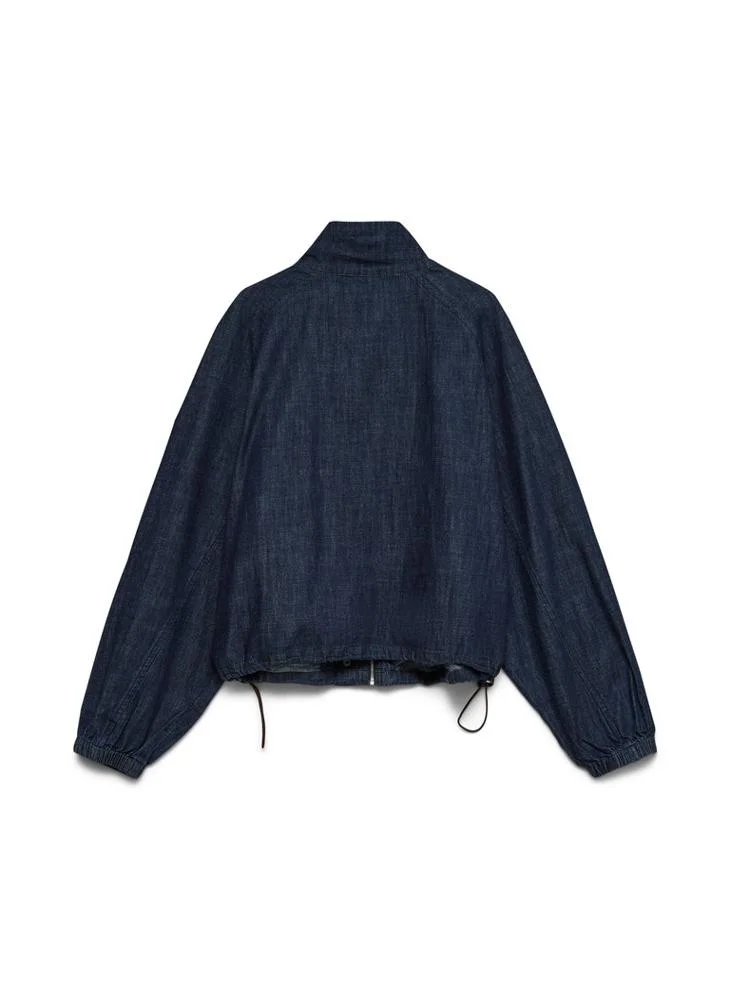 Vero Moda  Rima Long Sleeve Denim Bomber Jacket for Women | Best Price UAE