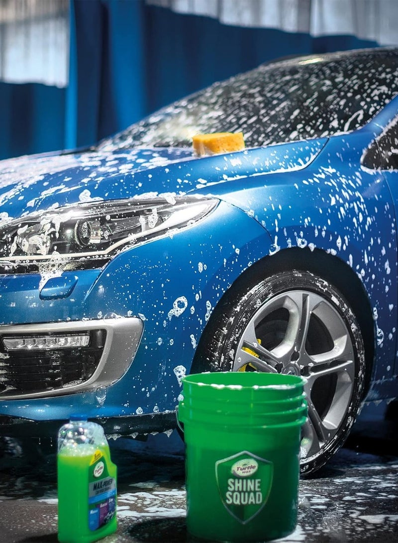 TurtleWax Max Power Car Wash Shampoo 4L, High Foam Car Cleaning Liquid, pH Balanced Auto Wash Soap, Foam Cannon & Bucket Wash Shampoo, Deep Cleaning Dirt Remover, Scratch Free Car Shampoo for All Vehicle Surfaces - Image 2