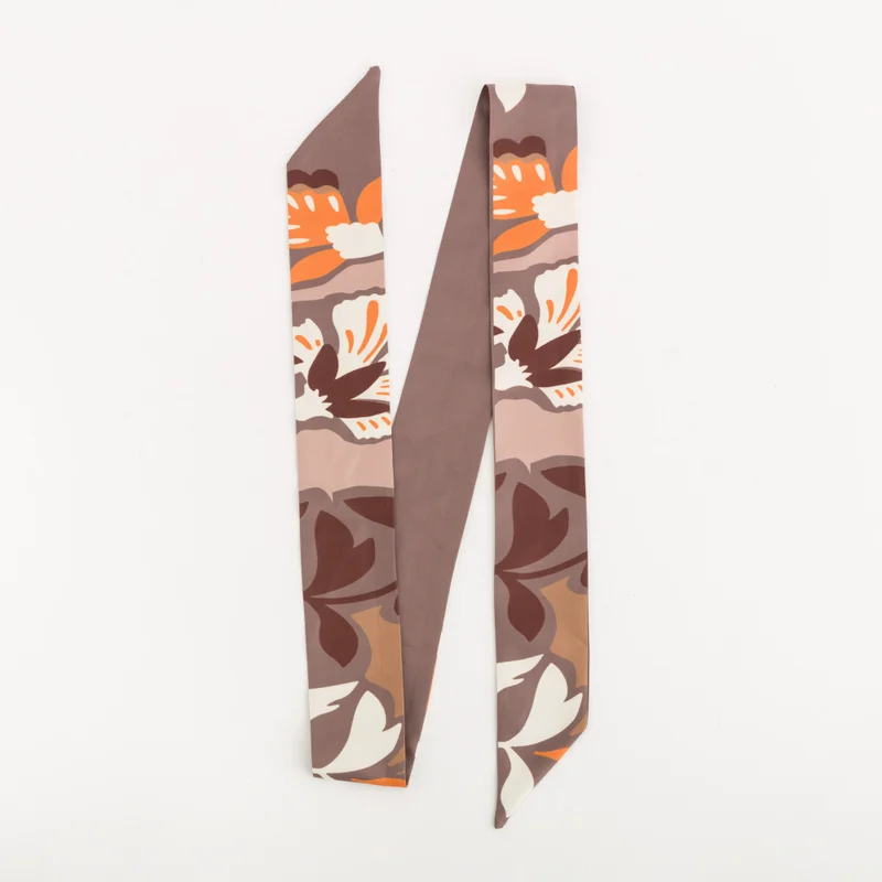 CARPISA Women's Scarf Foulard Taupe/Multicolour