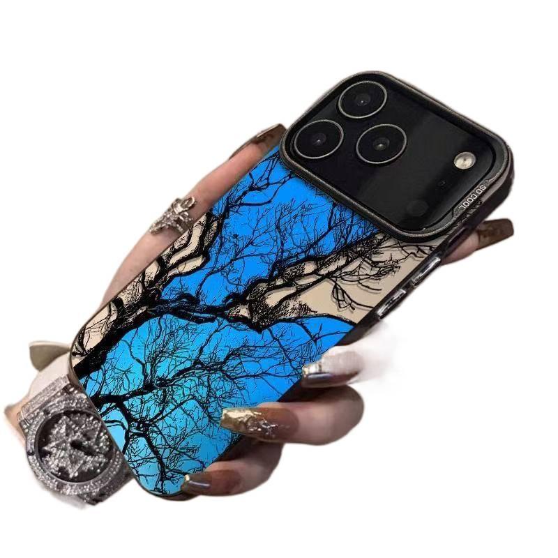 غطاء واقي | حماية من السقوط | مقاوم لبصمات الأصابع | مقاوم للصدمات لـ iPhone XS | بنفسجي Hard Shell - Image 4