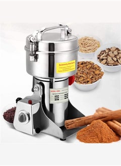 Electric Grain Mill Grinder 300A Stainless Steel Grinding Machine Commercial Superfine Grinding Machine Dry Cereals For Mixed Grains Peppers Herbs