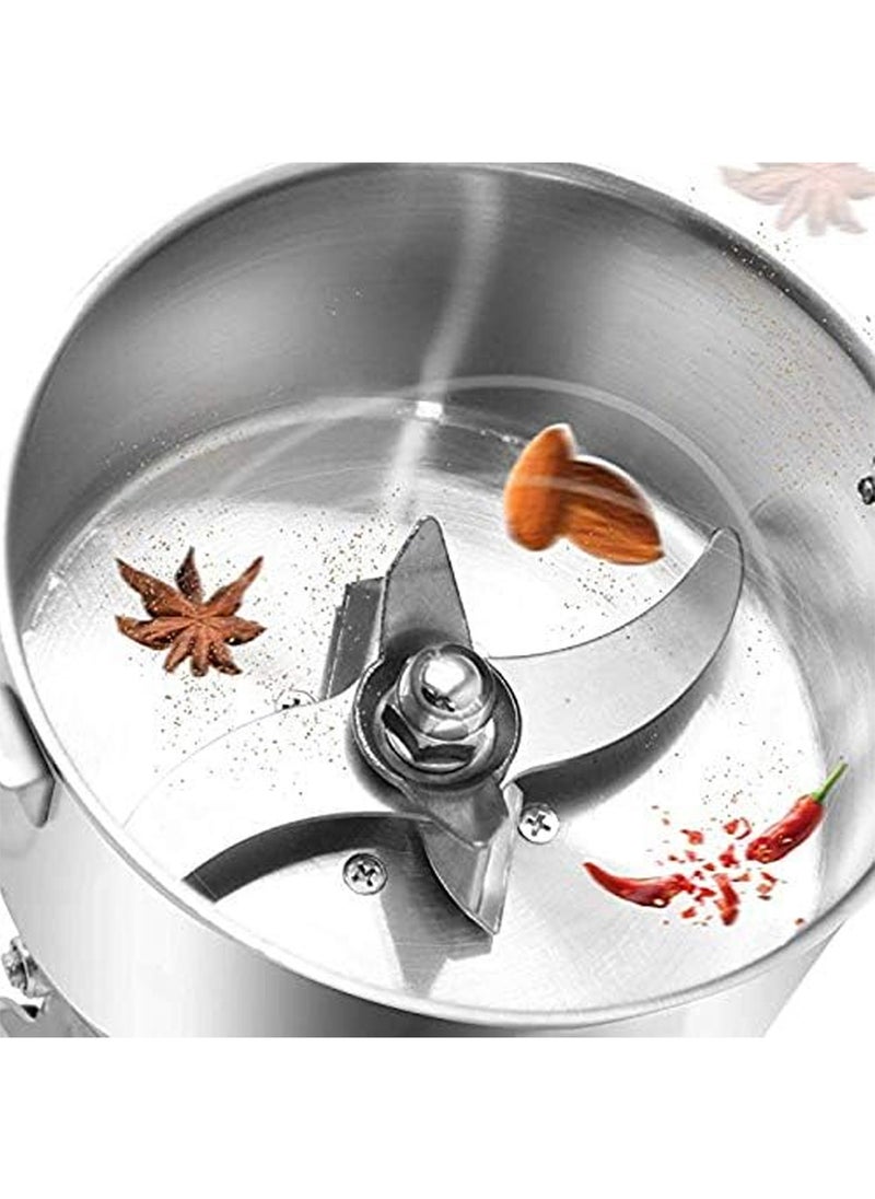 MARGOUN - Electric Grain Mill Grinder 300A Stainless Steel Grinding Machine Commercial Superfine Grinding Machine Dry Cereals For Mixed Grains Peppers Herbs - Image 1