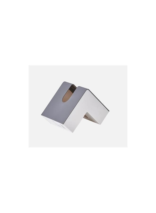 Instagram style tissue box, internet celebrity high-value L-shaped tissue box, Tissue Box Retro Holder, Tabletop Napkin Organizer, Decorative Tissue Dispenser for Home Office, Kitchen and Dining Room - Image 1