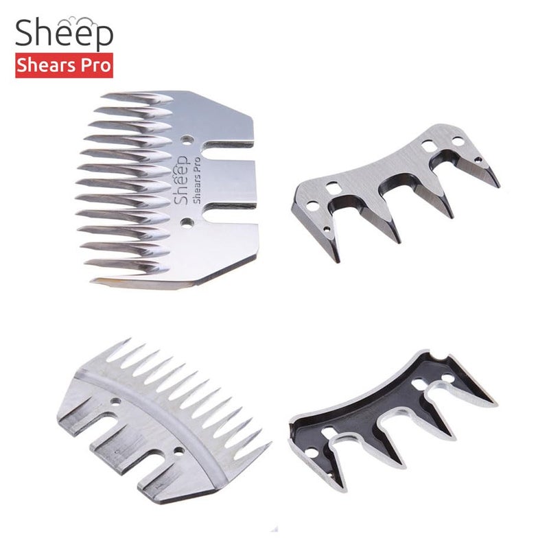 Sheep Shears Pro 13 Tooth Straight Blade Replacement Universal Sheep Cutter Blades Set with 2 x Sheep Clipper Oil Lubricant Bottles 6.8 Fl OZ (200ml) - Image 4