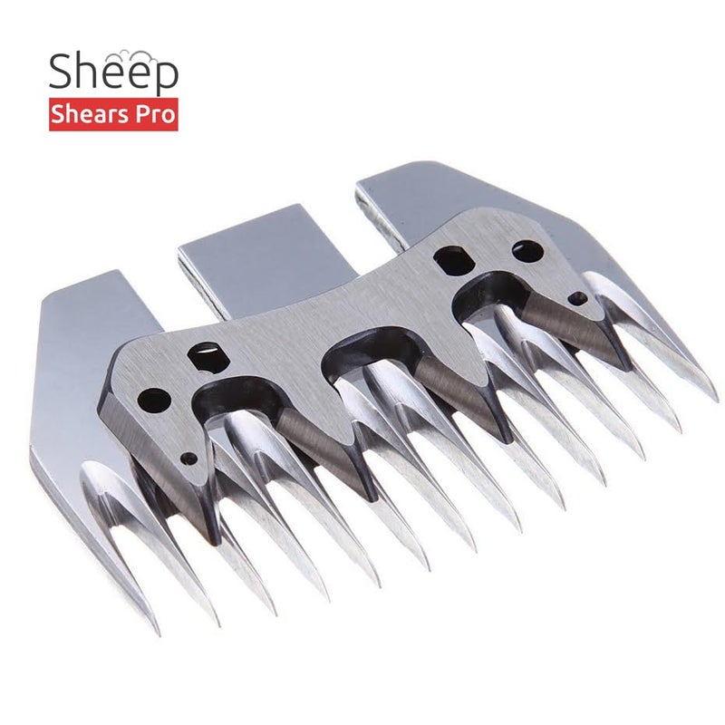 Sheep Shears Pro 13 Tooth Straight Blade Replacement Universal Sheep Cutter Blades Set with 2 x Sheep Clipper Oil Lubricant Bottles 6.8 Fl OZ (200ml) - Image 3