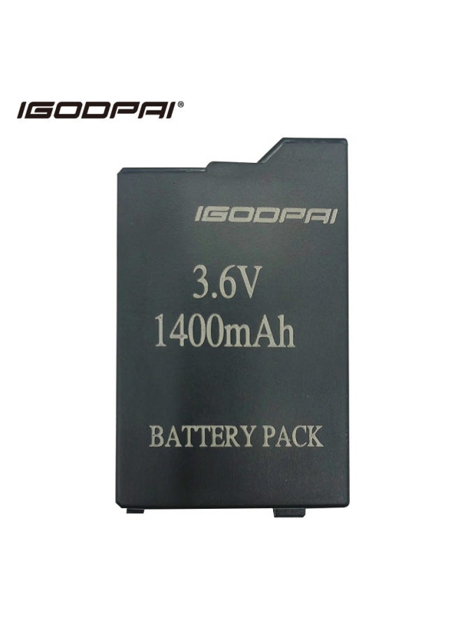 Igodpai Applicable PSP2000/3000 Handheld Game Machine Built-in 1400mAh Capacity Psp-s110 Battery-Product Color:Actual Capacity 1400mah