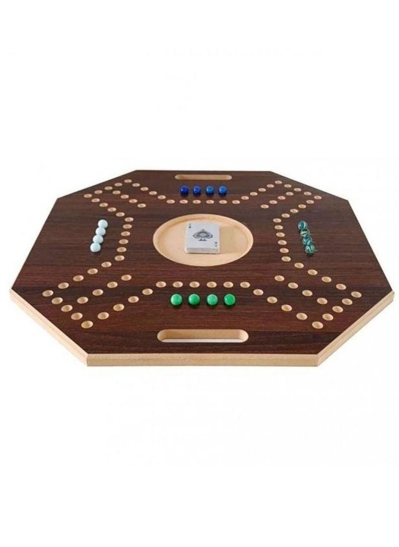 Durable and sturdy Jackaroo board and card game set with 16 marbles