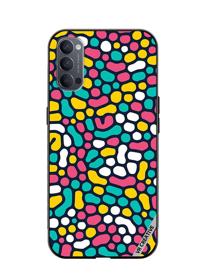 VR CREATIVE Protective Case Cover For Oppo Reno4 Pro 5G Design Multicolour - Image 1