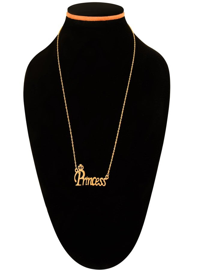 Thrillz Elegant Valentine Special Princess Pendant Best Gift Couple Gift Pendant Gift For Sister Fashion Jewellery - Image 3