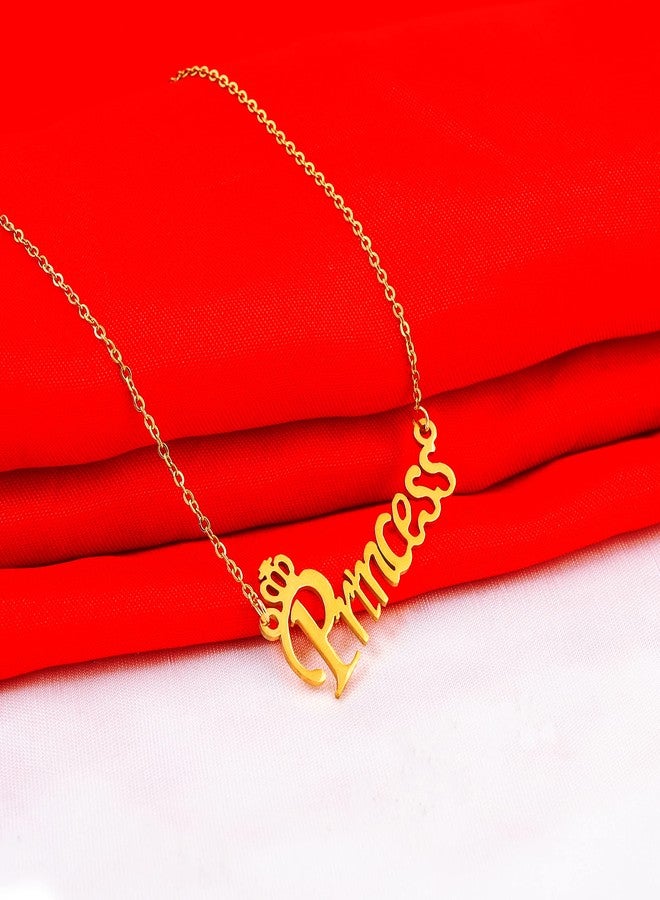 Thrillz Elegant Valentine Special Princess Pendant Best Gift Couple Gift Pendant Gift For Sister Fashion Jewellery - Image 2