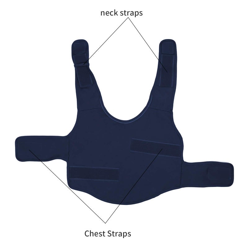 cattamao Comfort Dog Anxiety Relief Coat, Dog Anxiety Calming Vest Wrap for Thunderstorm,Travel,4th of July Fireworks,Vet Visits,Separation Anxiety Relief for Dogs (M,Navy) - Image 2