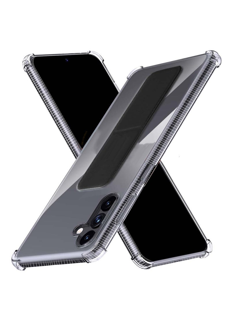 Wtech Samsung Galaxy A36 5G 2025 / Samsung Galaxy A56 5G 2025 TPU Hand Grip Air Pillow Case Cover - Black - Image 1