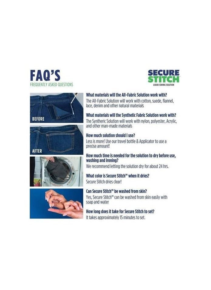 Generic - As Seen On Tv Secure Stitch Liquid Sewing Solution Kit - Image 1