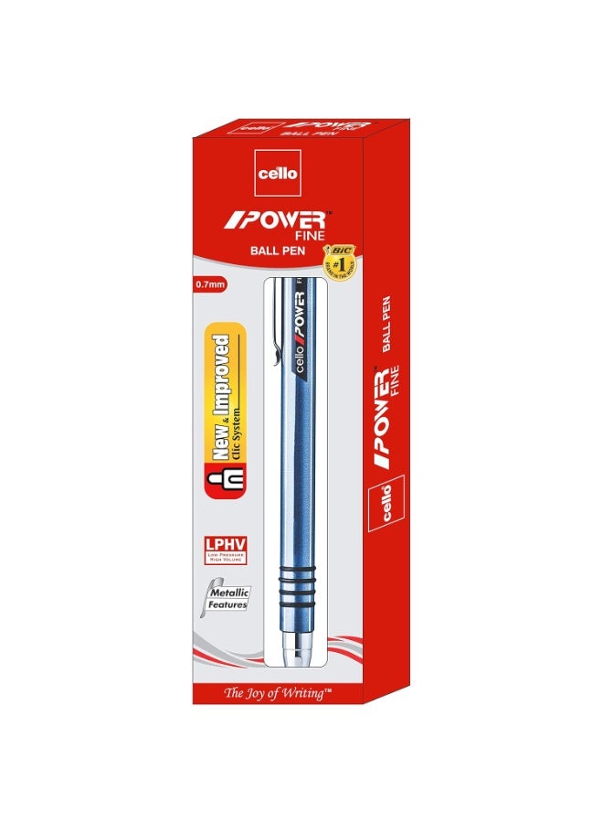Cello Power Ballpen-Blue [Count of 10] - Image 1