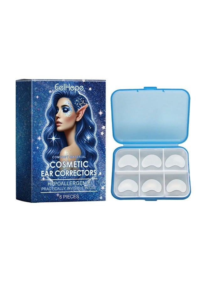 Eelhope Cosmetic Ear Corrector - Invisible Ear Tape Patches, Waterproof & Sweatproof Ear Stickers for Adults, Ear Corrector for Prominent Protruding Ears Long-Lasting Ear Support, 6 PCS  - Image 1