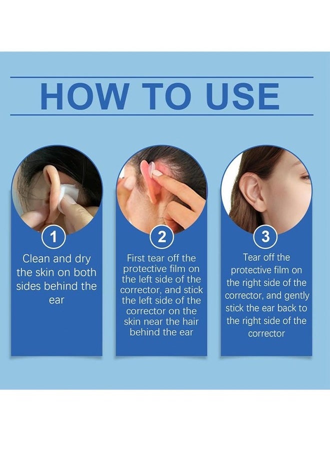 Eelhope Cosmetic Ear Corrector - Invisible Ear Tape Patches, Waterproof & Sweatproof Ear Stickers for Adults, Ear Corrector for Prominent Protruding Ears Long-Lasting Ear Support, 6 PCS  - Image 5