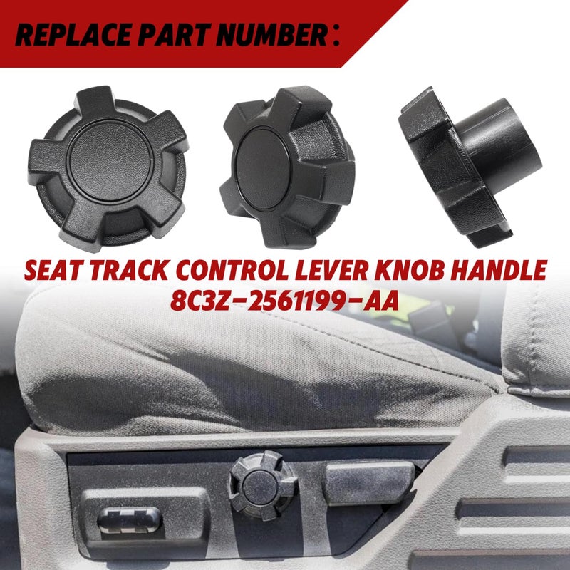 Gztoyu Front Seat Back Recliner Adjustment Handle 8C3Z2561199AA Fit for Ford F250 F350 F450 F550 Super Duty 20082010 - Image 4