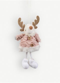Christmas Decoration Reindeer Pink