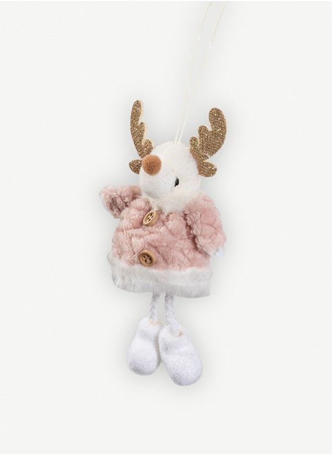 OC HOME - Christmas Decoration Reindeer Pink - Image 1