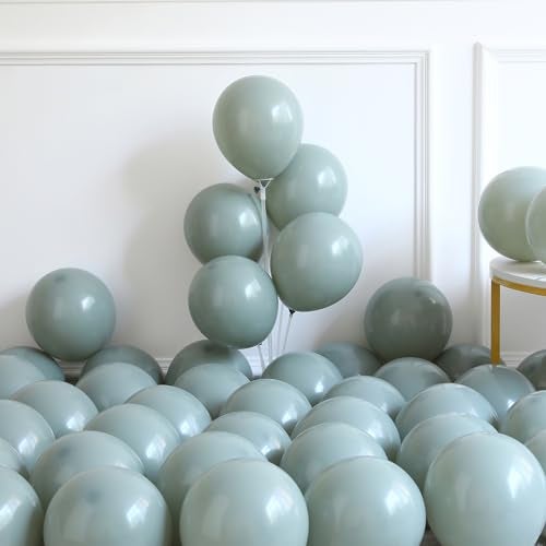 GIHOO Dusty Green Balloon Arch Kit 162PCS Nude Sand White Neutral Apricot Matte Balloons for Baby Shower Wedding Birthday Party Decoration - Image 3