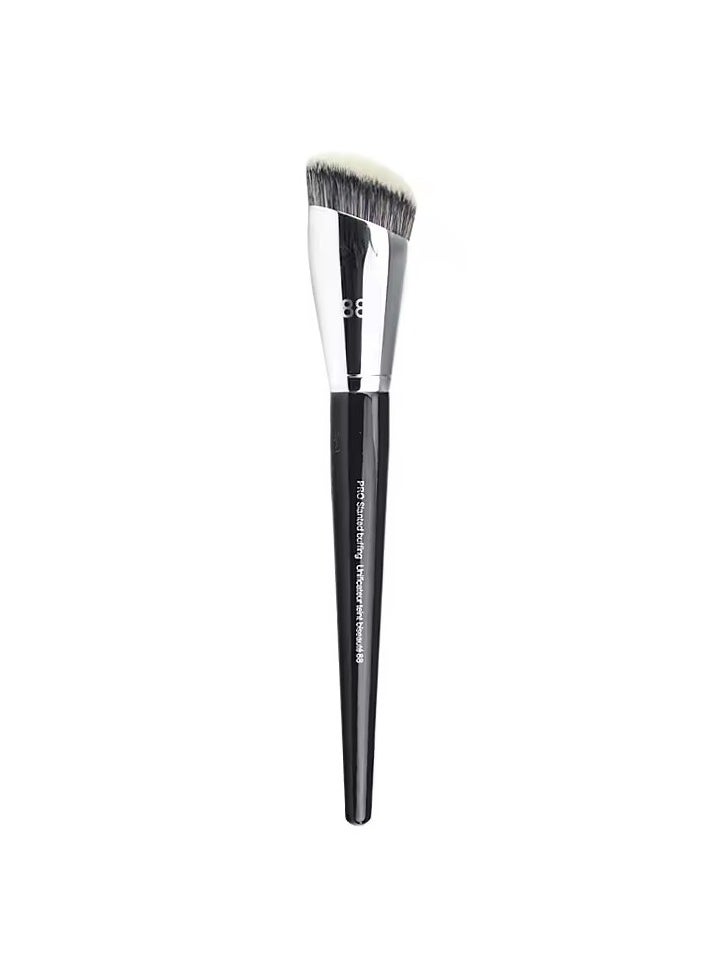 Goolsky PRO Slanted Buffing Makeup Brush #88 - Round Angled Liquid Cream Foundation Sculpting Contour Beauty Makeup Brush Beauty Tools  - Image 1