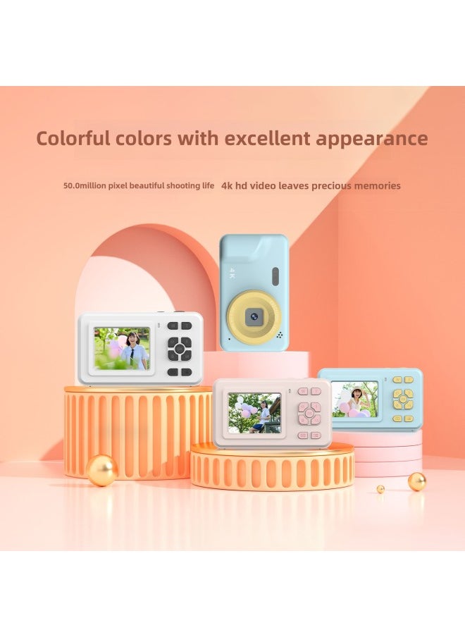 Ccd Camera Student Party Cheap Portable Digital Camera Selfie Mobile Phone High Color Value Gift Wholesale-Body Color:White (no Memory Card As Standard)