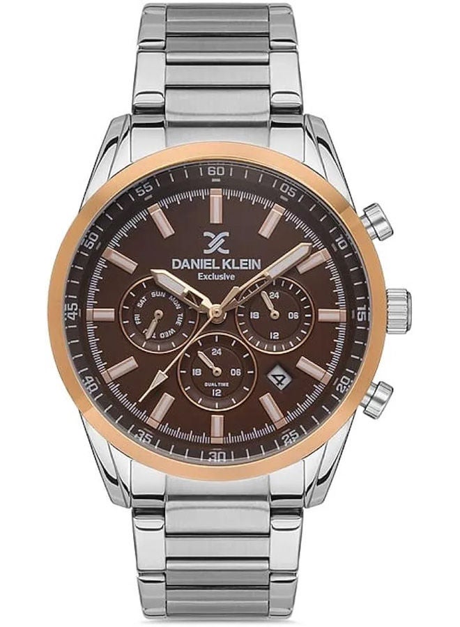 DANIEL KLEIN ساعة كرونوغراف من الفولاذ المقاوم للصدأ DK.1.13311-3 - Image 1