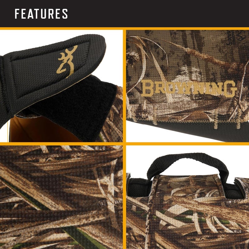 Browning Camo Neoprene Dog Vests, Full Coverage Hunting Dog Vest with Flexible Chest Plate, Realtree MAX-5 (5mm), Small - Image 3