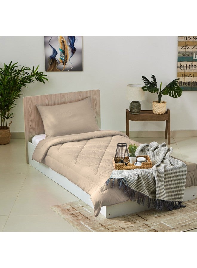 Home Box Ballina 2-Piece Solid Cotton Twin Comforter Set 220 x 160 cm  - Image 5