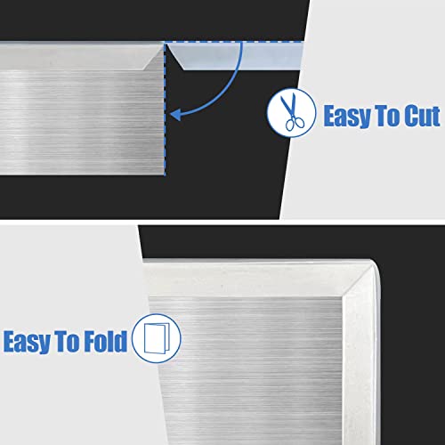 Protalwell Clear Rubber Edge Trim, Self-Adhesive Clear Rubber Edge Trim, Edge Protector for Sheet Metal, Glasses or Flexi Glasses, Silicone Rubber Material, White Color, Fit 5/16"(8mm), U Channel Edge Guard - Image 5