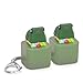 FunisFun Croaking Frog Keyboard Fidget Toy Keychain Rechargeable Frog Fidget Clicker with LED Light Sensory Toy for Adults Stress Relief Anxiety Green 2P - Image 2
