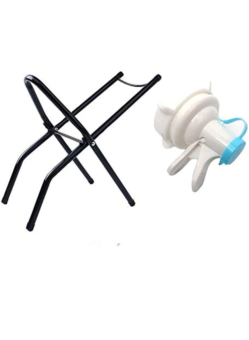 Bottled Water Stand Foldable Rack Hand Pressure Suction Pump Water Bucket Rack Barrel Water Dispenser Rack Holder - Image 2